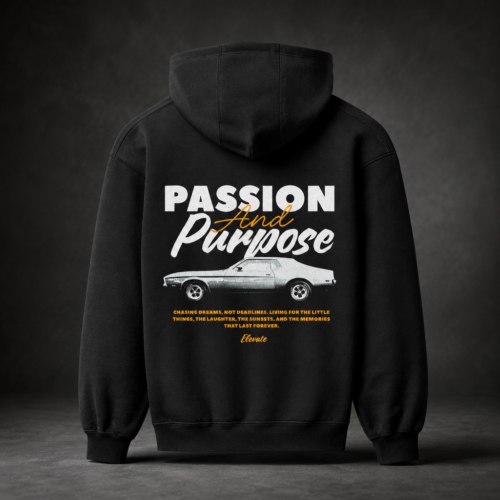Passion & Purpose Graphic Hoodie