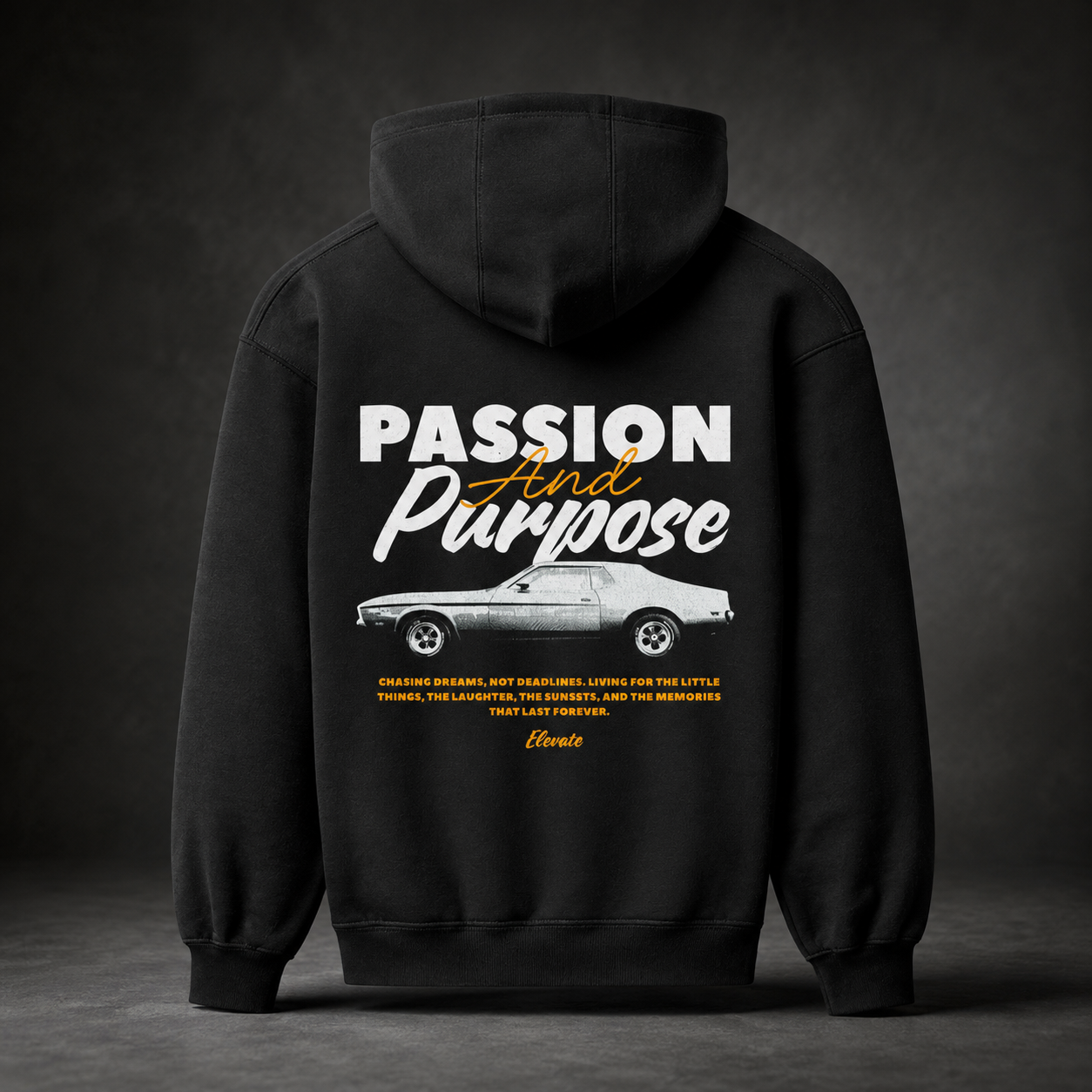 Passion & Purpose Graphic Hoodie