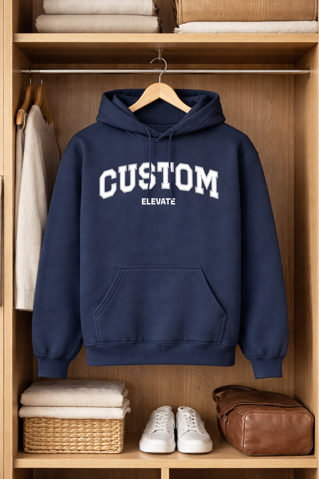 Elevate Unisex Classic Varsity Hoodie