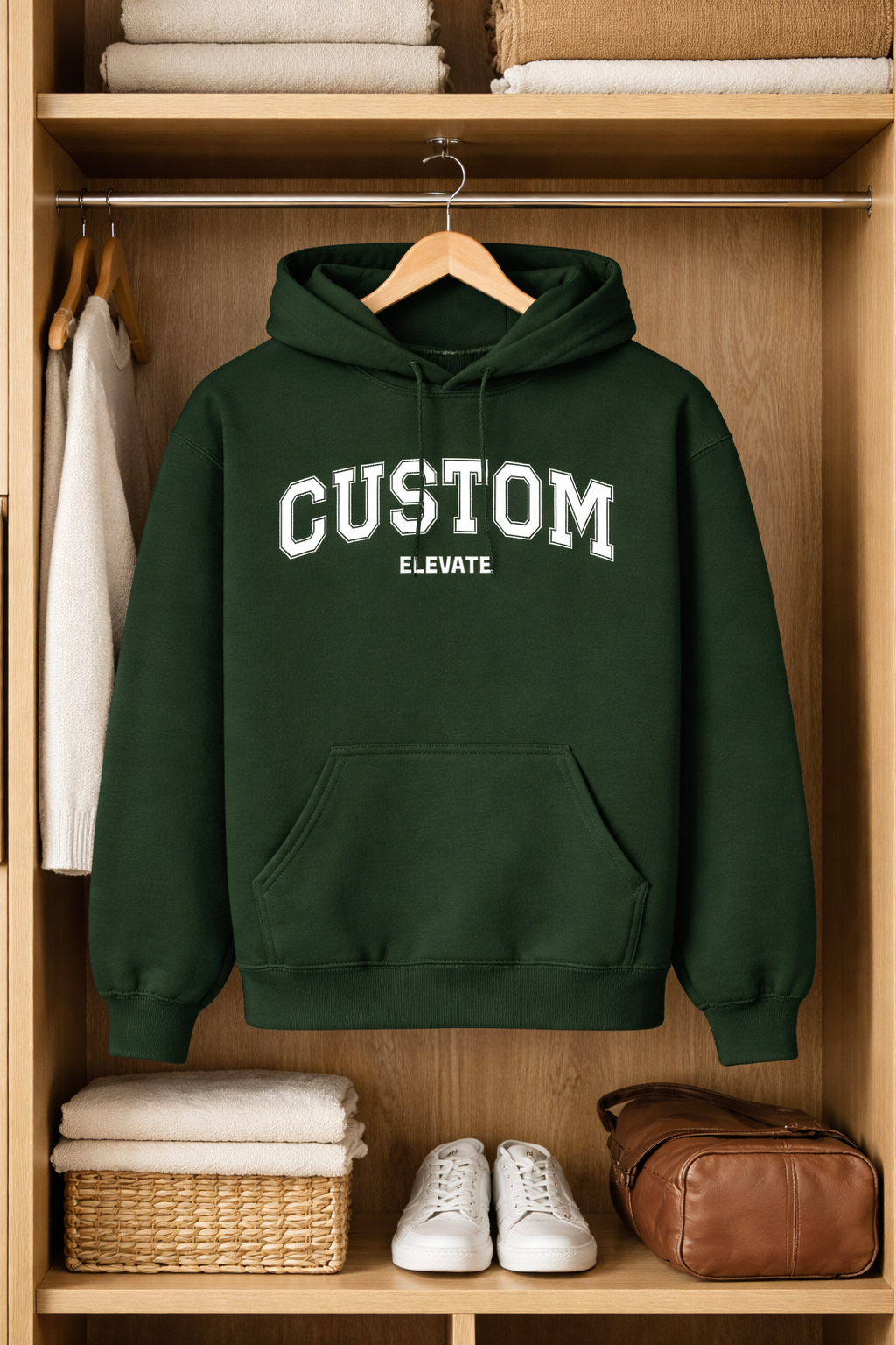 Elevate Unisex Classic Varsity Hoodie