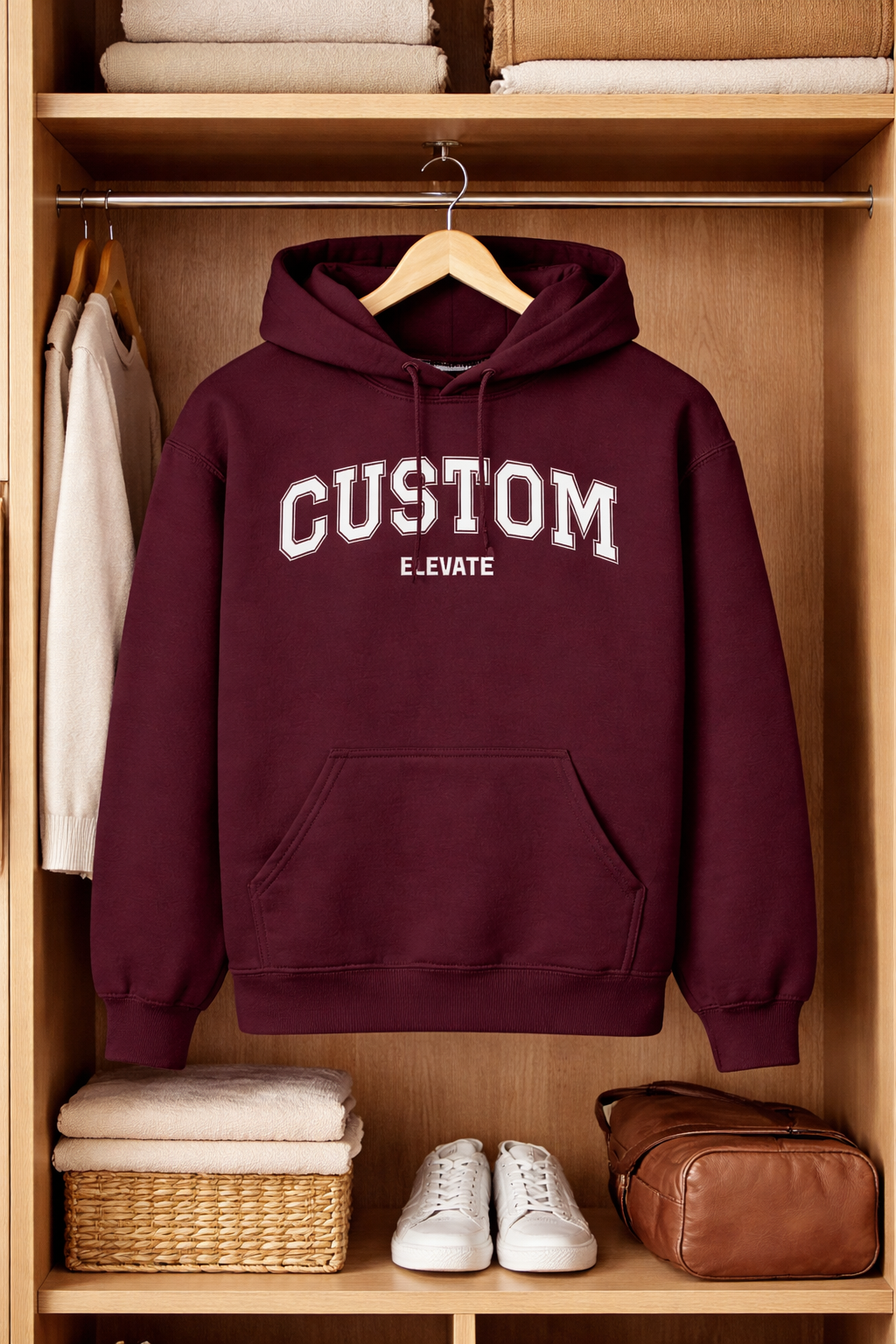 Elevate Unisex Classic Varsity Hoodie