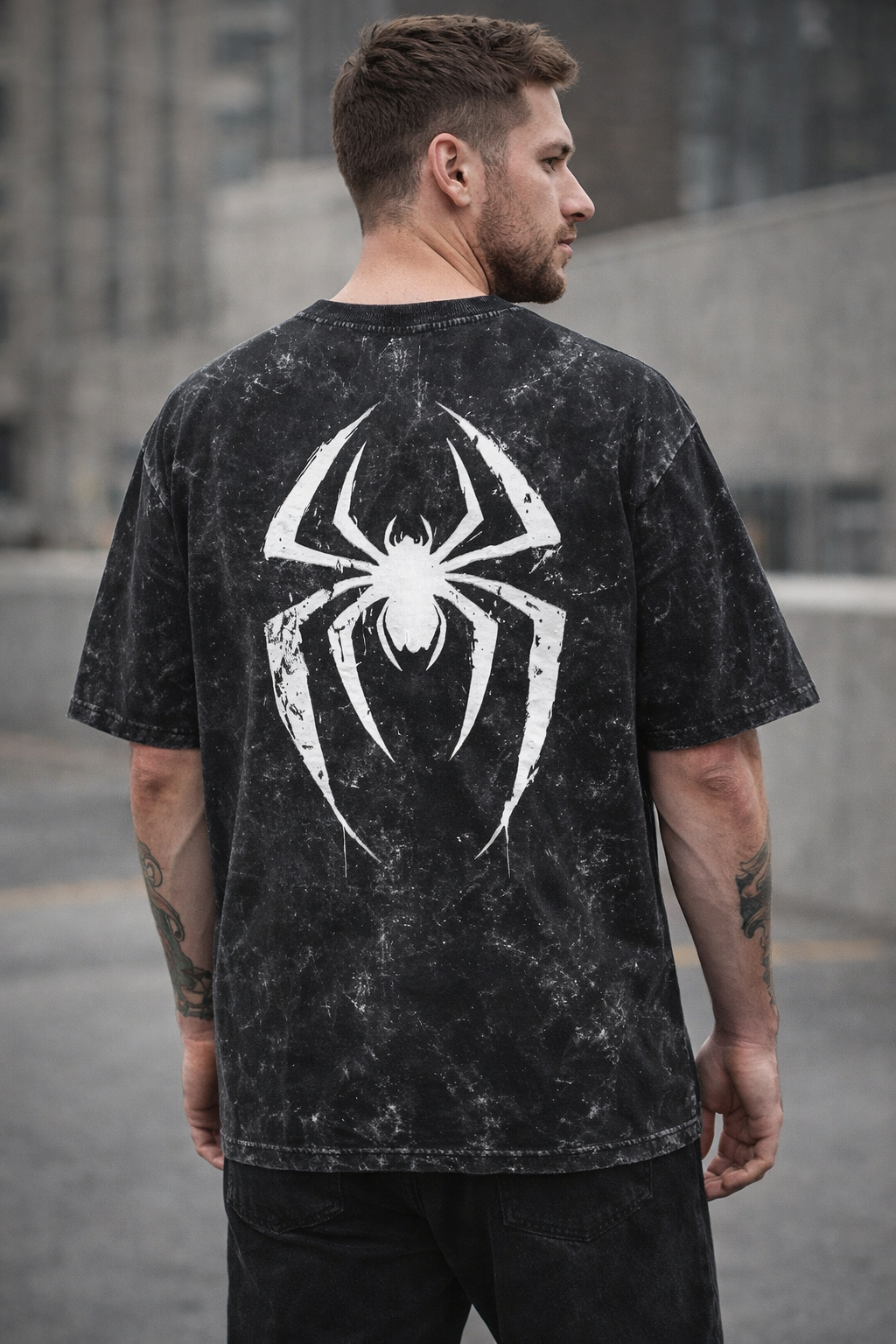 Unisex Midnight Web Oversized