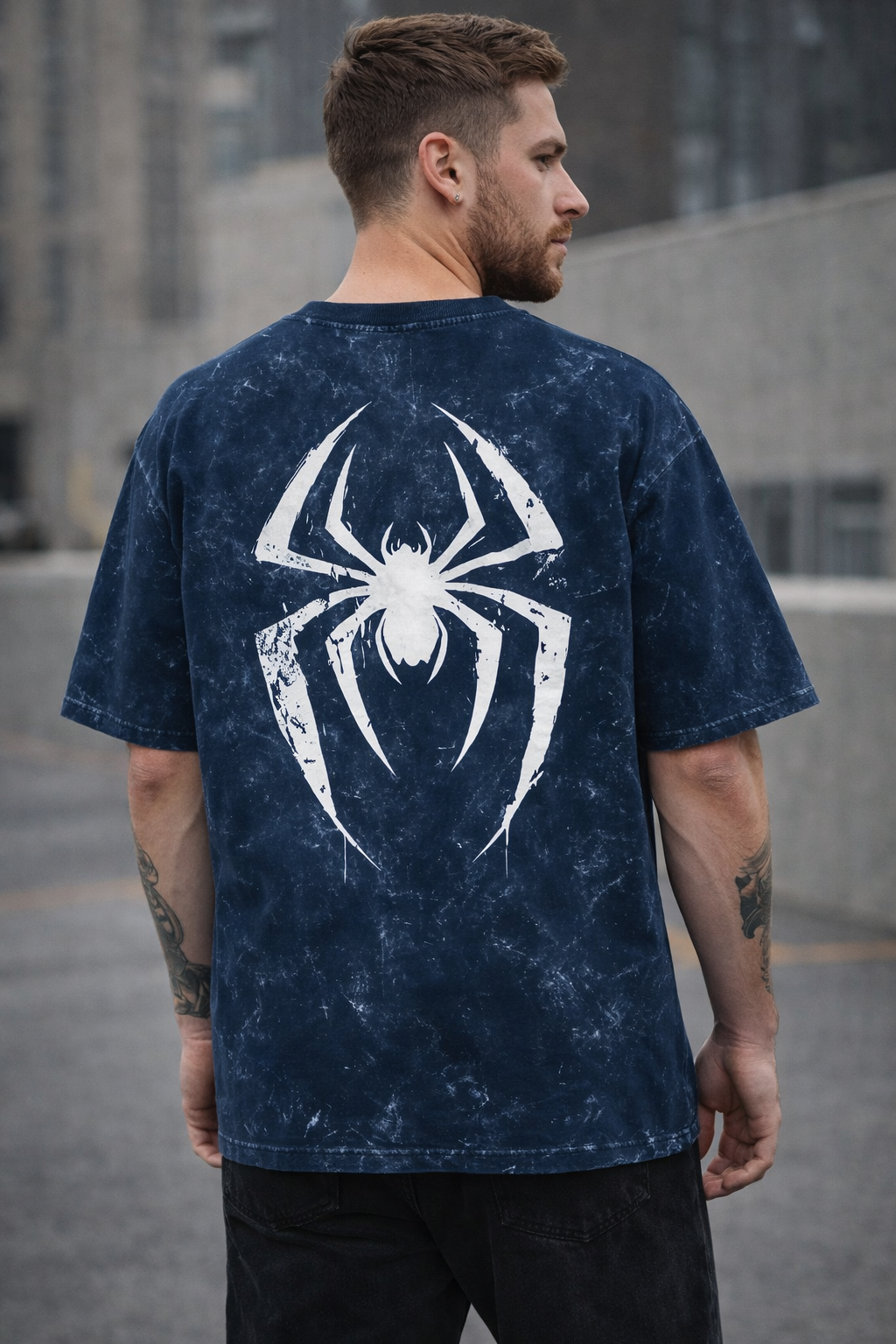 Unisex Midnight Web Oversized