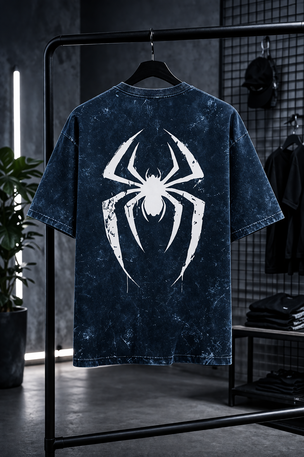 Unisex Midnight Web Oversized