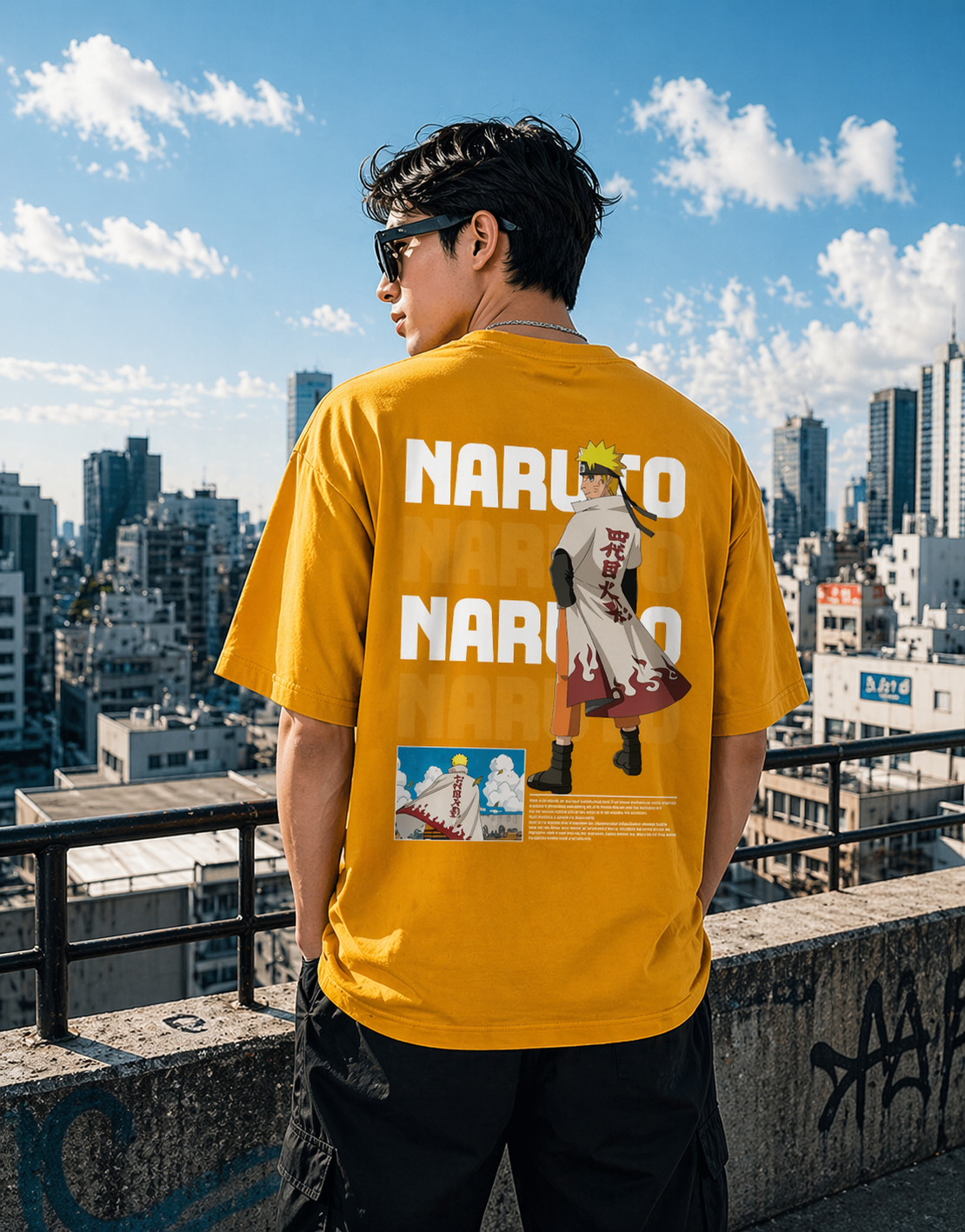 Unisex Oversized Naruto Ascension Tee