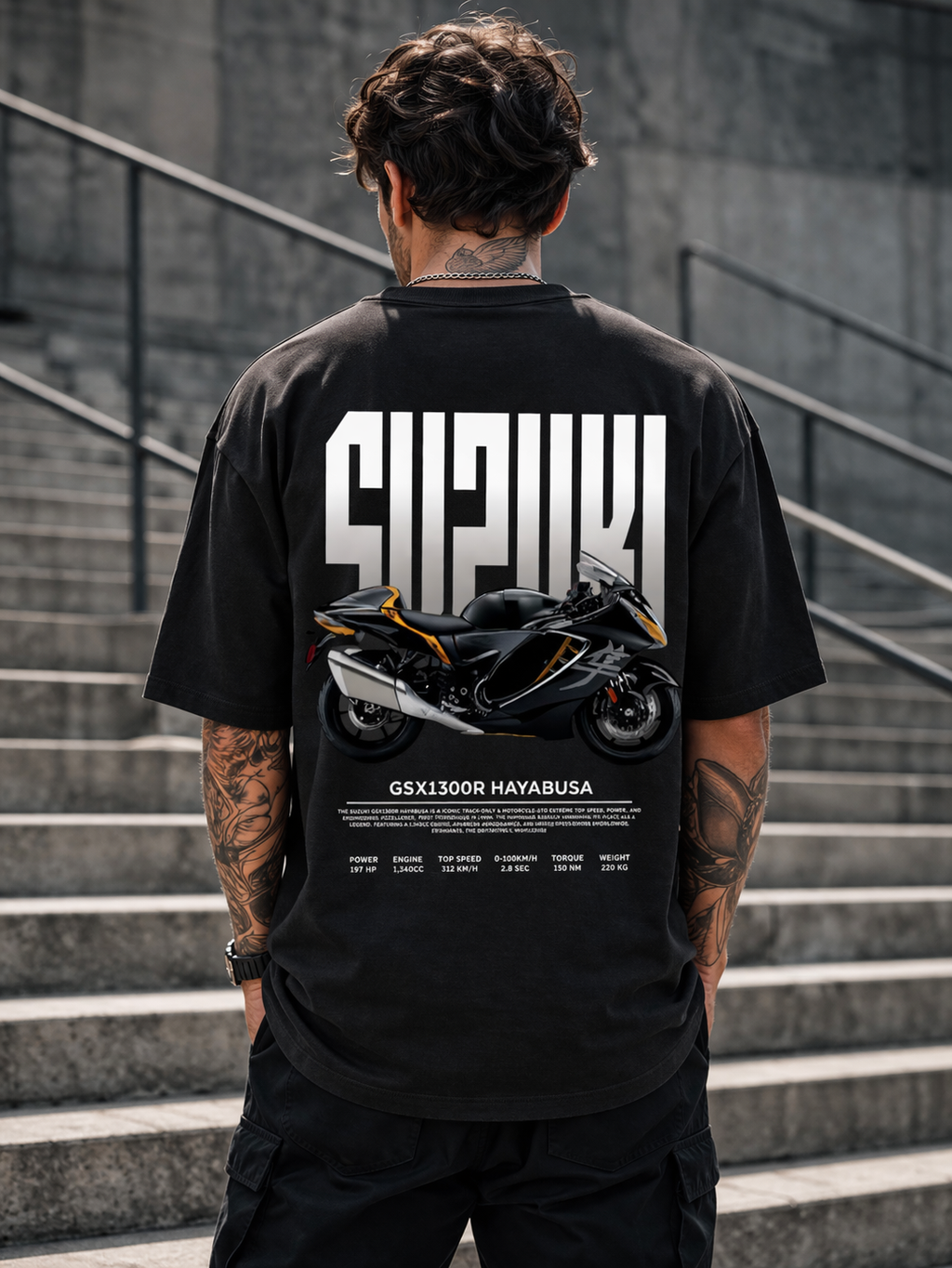 Unisex Oversized GSX1300R Street Beast Tee