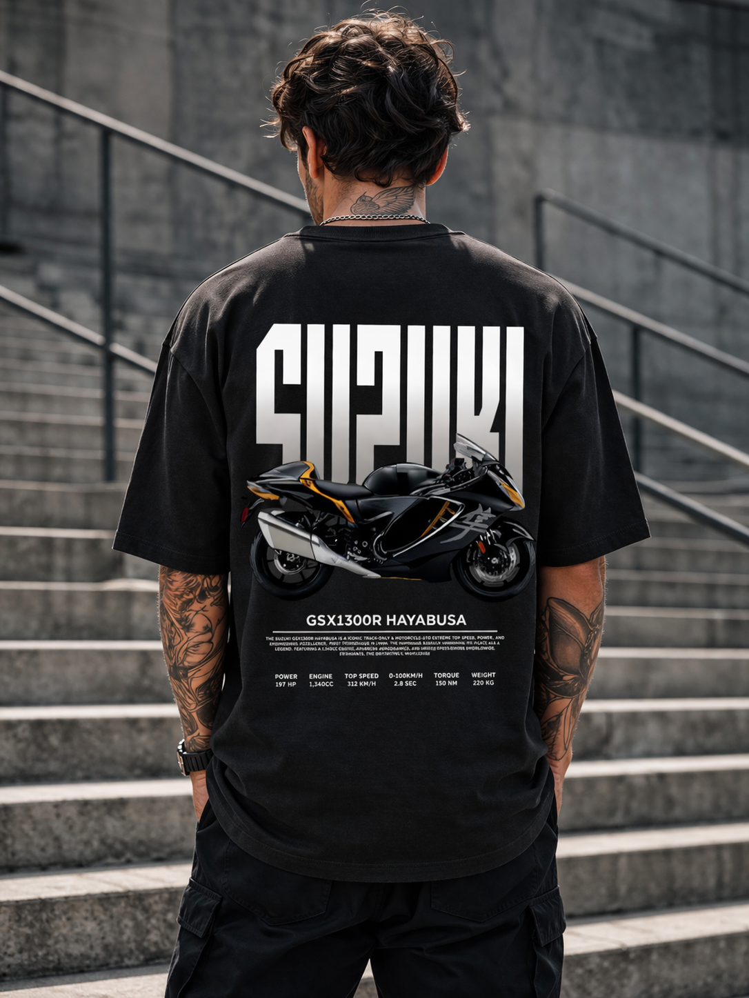 Unisex Oversized GSX1300R Street Beast Tee