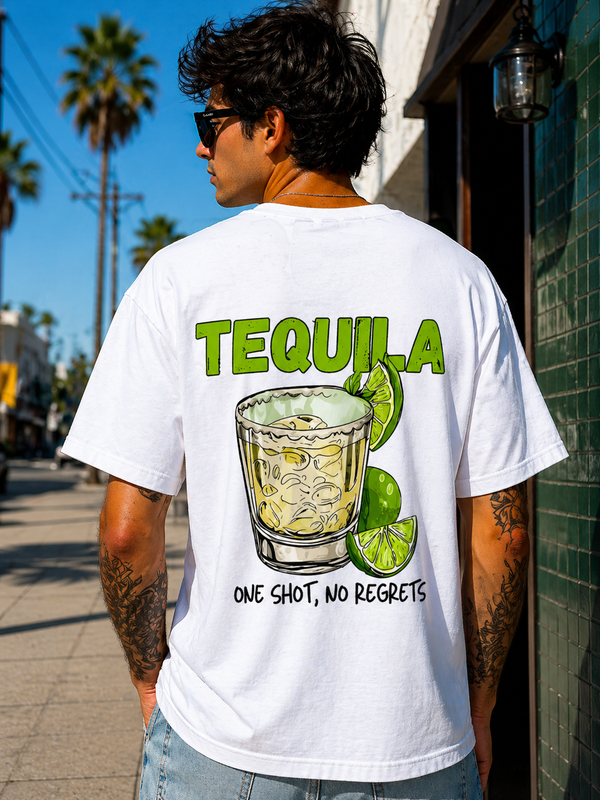 Unisex Tequila Vibes Oversized Tee