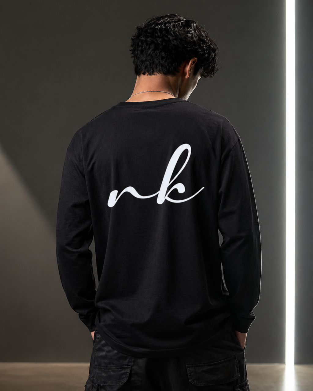 Men's Full Sleeve RK Name T-Shirt