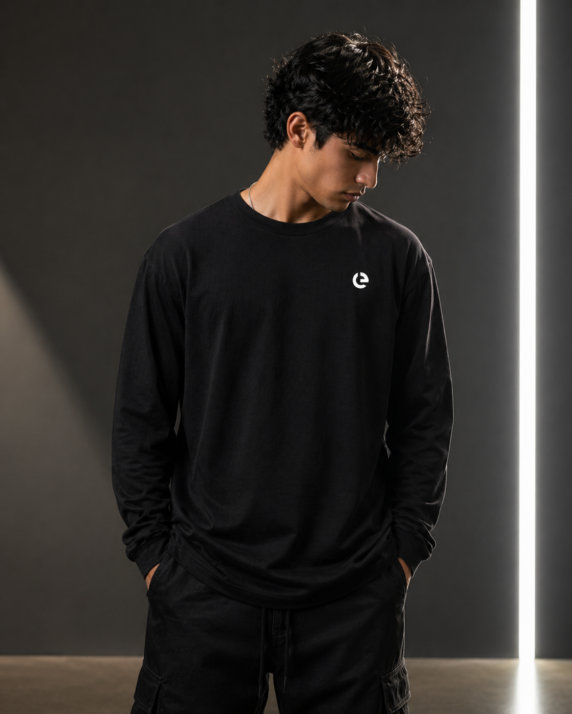 Men's Full Sleeve RK Name T-Shirt