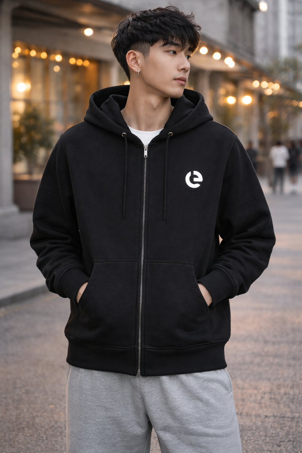Unisex Elevate Core Zip Hoodie