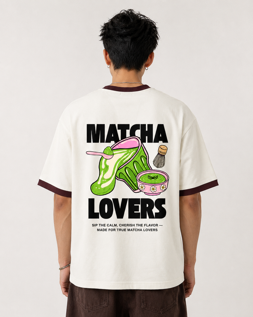 Elevate Matcha Lovers Ringer Tee