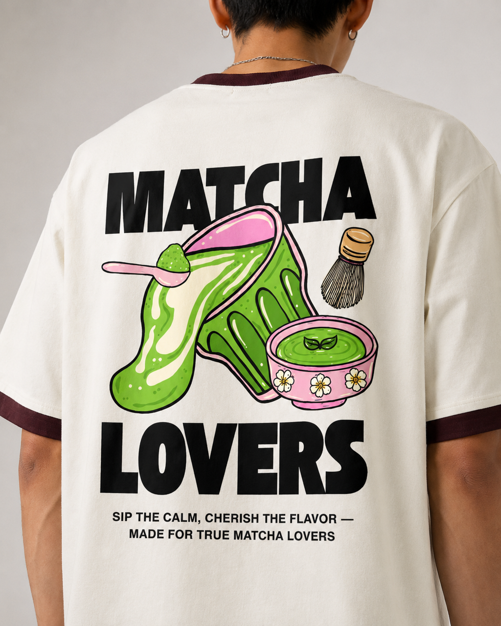 Elevate Matcha Lovers Ringer Tee