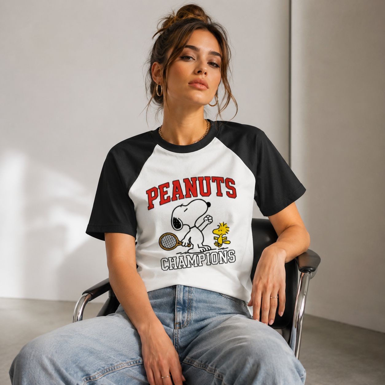 Peanuts Champions Raglan Tee
