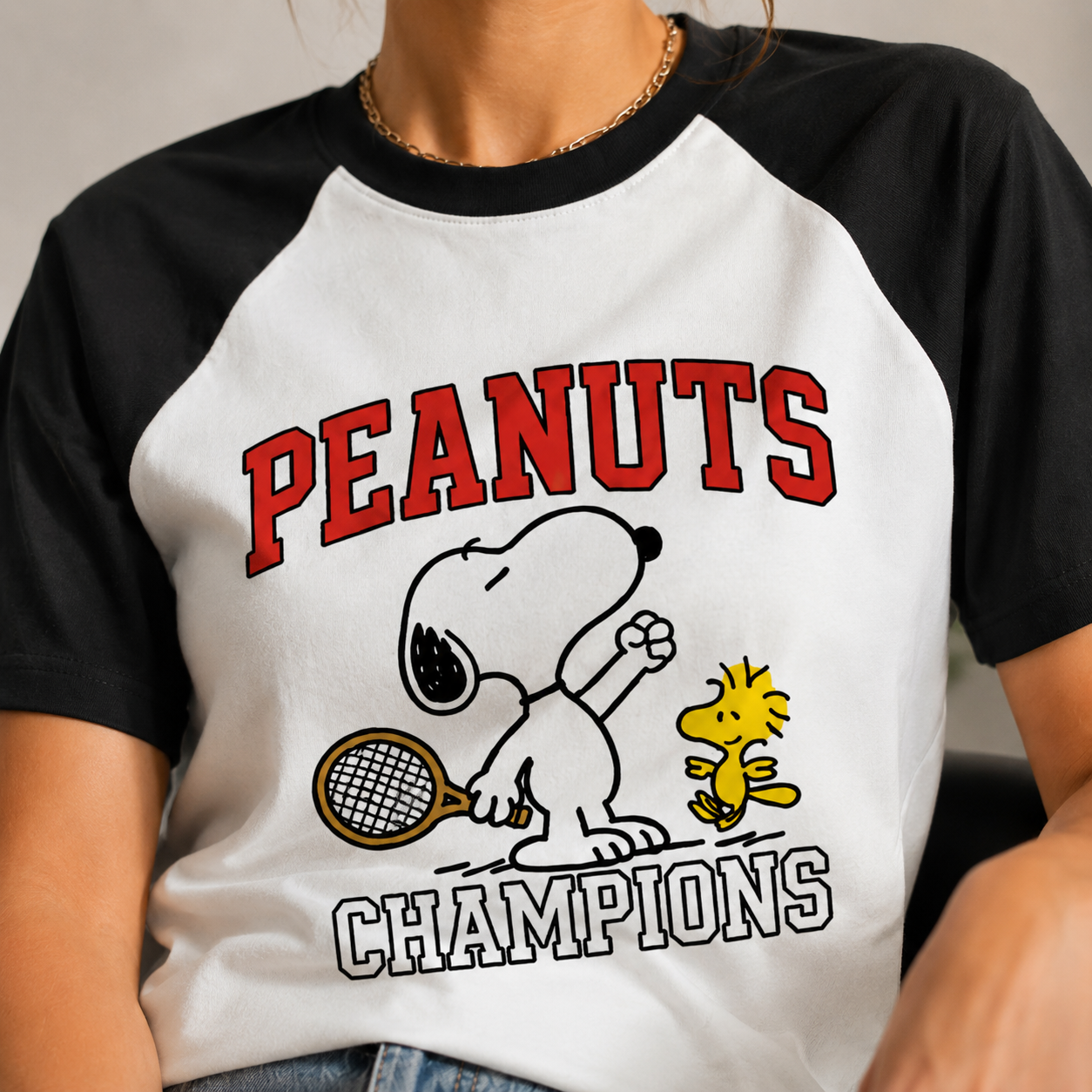 Peanuts Champions Raglan Tee