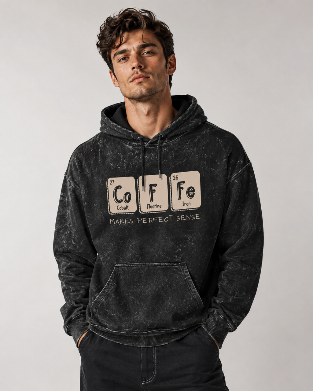 Co-FFee Acid Wash Hoodie
