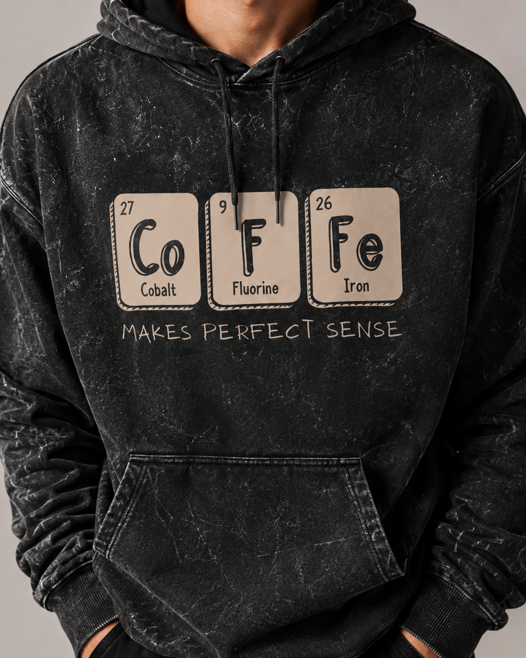 Co-FFee Acid Wash Hoodie