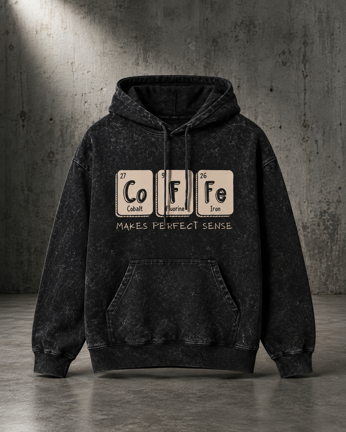 Co-FFee Acid Wash Hoodie