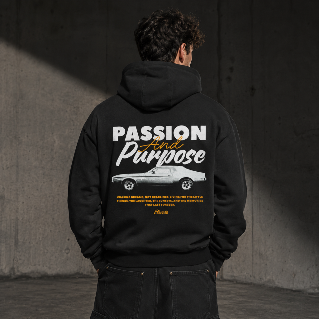 Passion & Purpose Graphic Hoodie