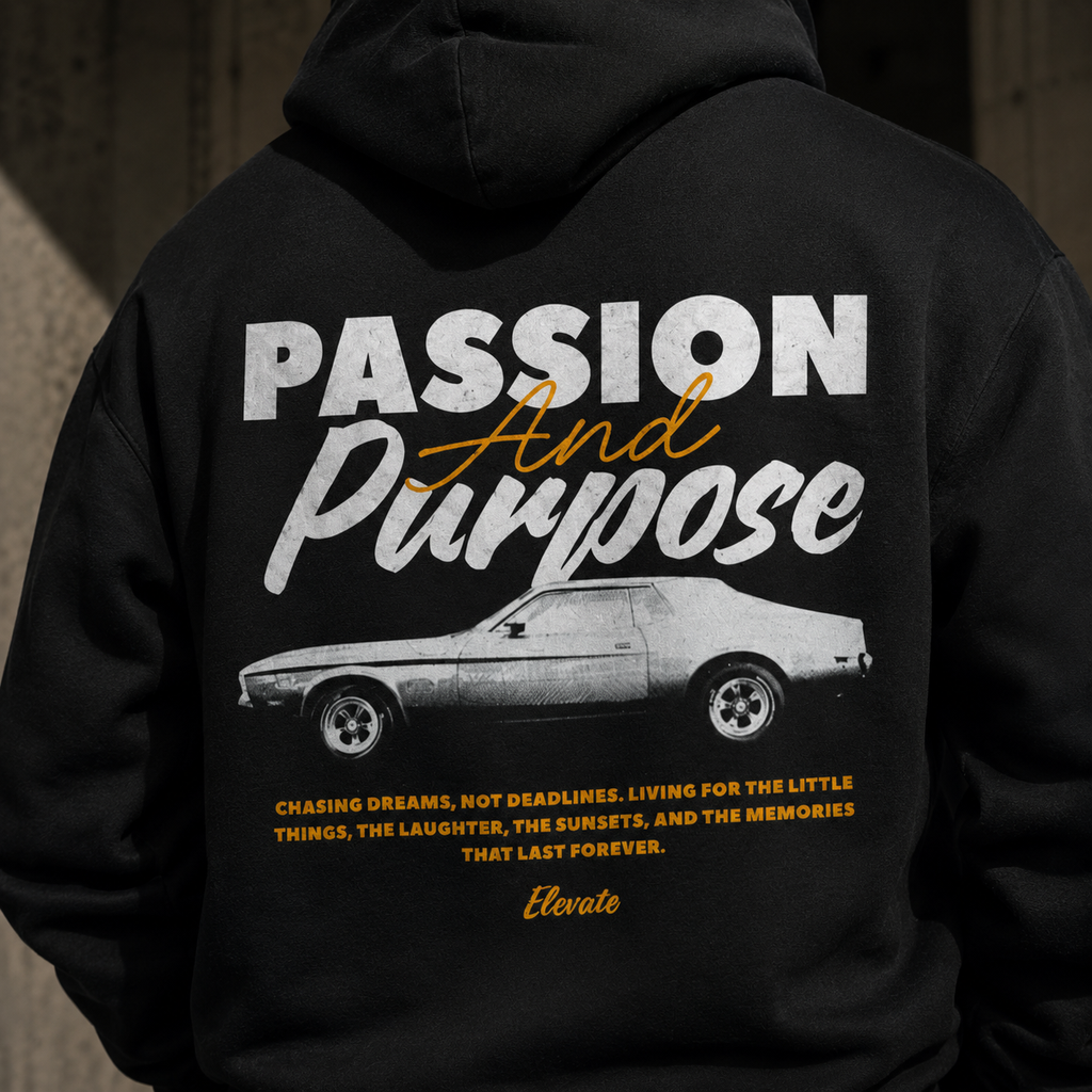Passion & Purpose Graphic Hoodie