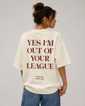 Out of Your League Oversized Tee
