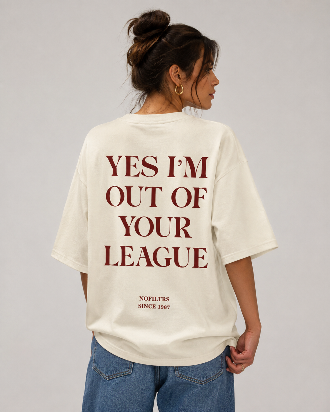 Out of Your League Oversized Tee