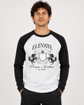 Elevate Heritage Crest Raglan Tee
