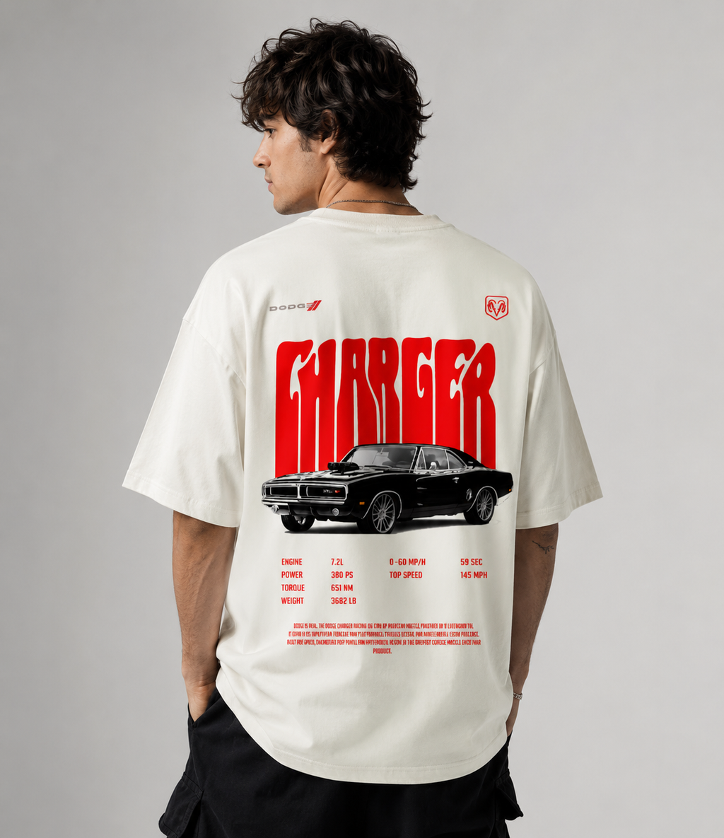 Midnight Charger Oversized Tee