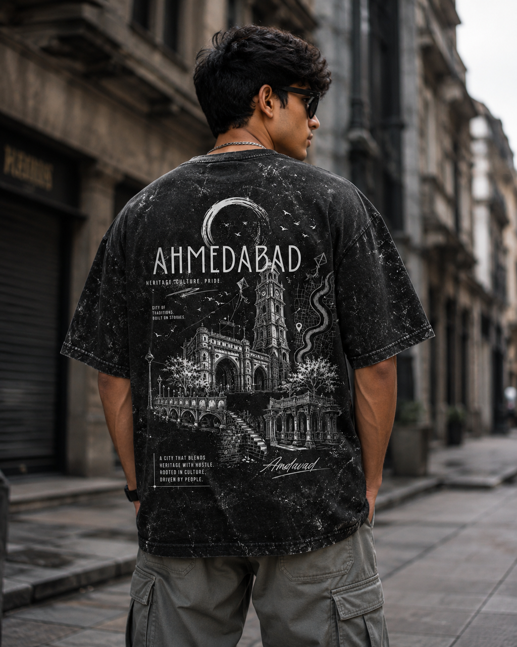 Amdavad Heritage Oversized Tee