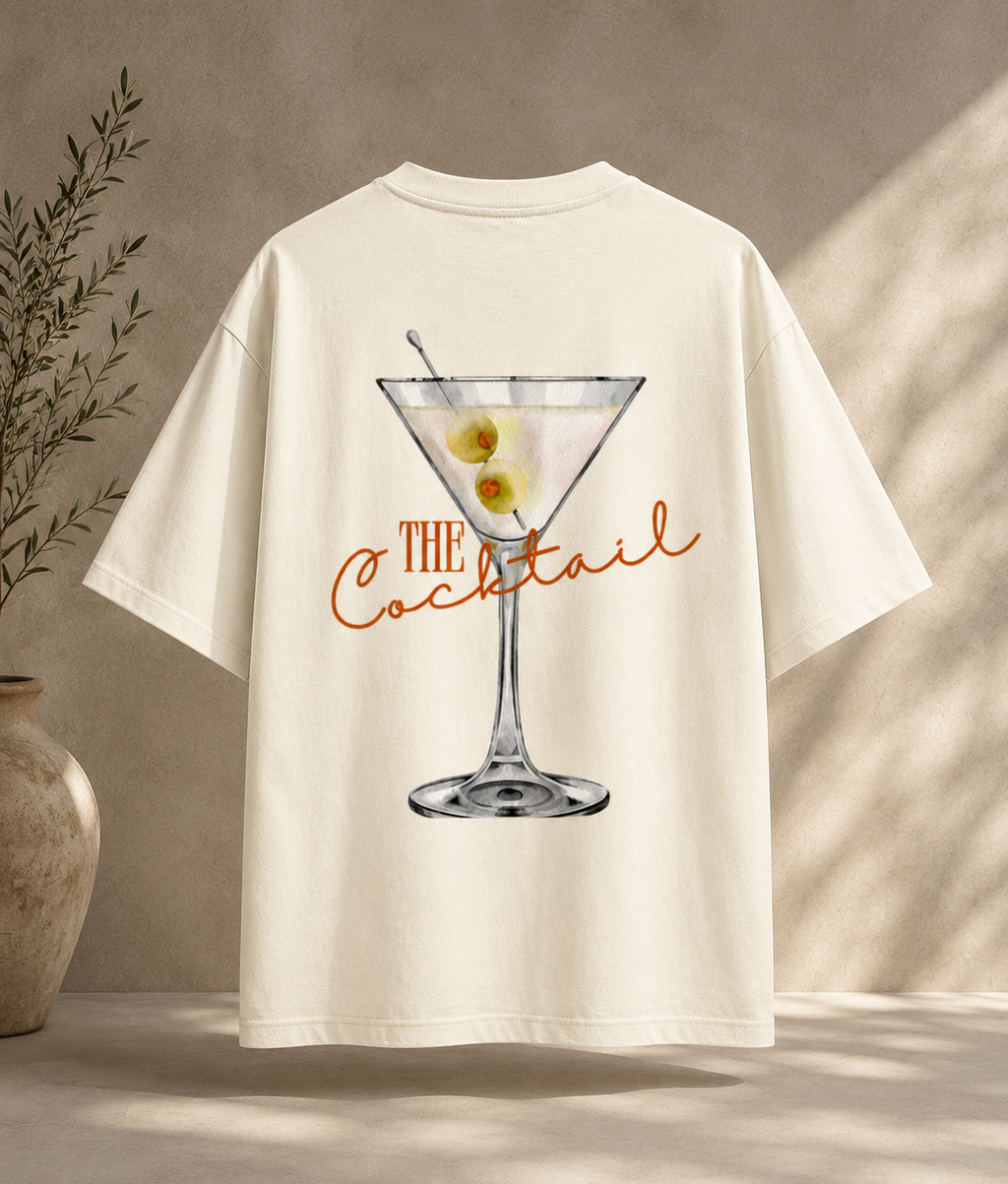 The Cocktail Unisex Oversized Tee
