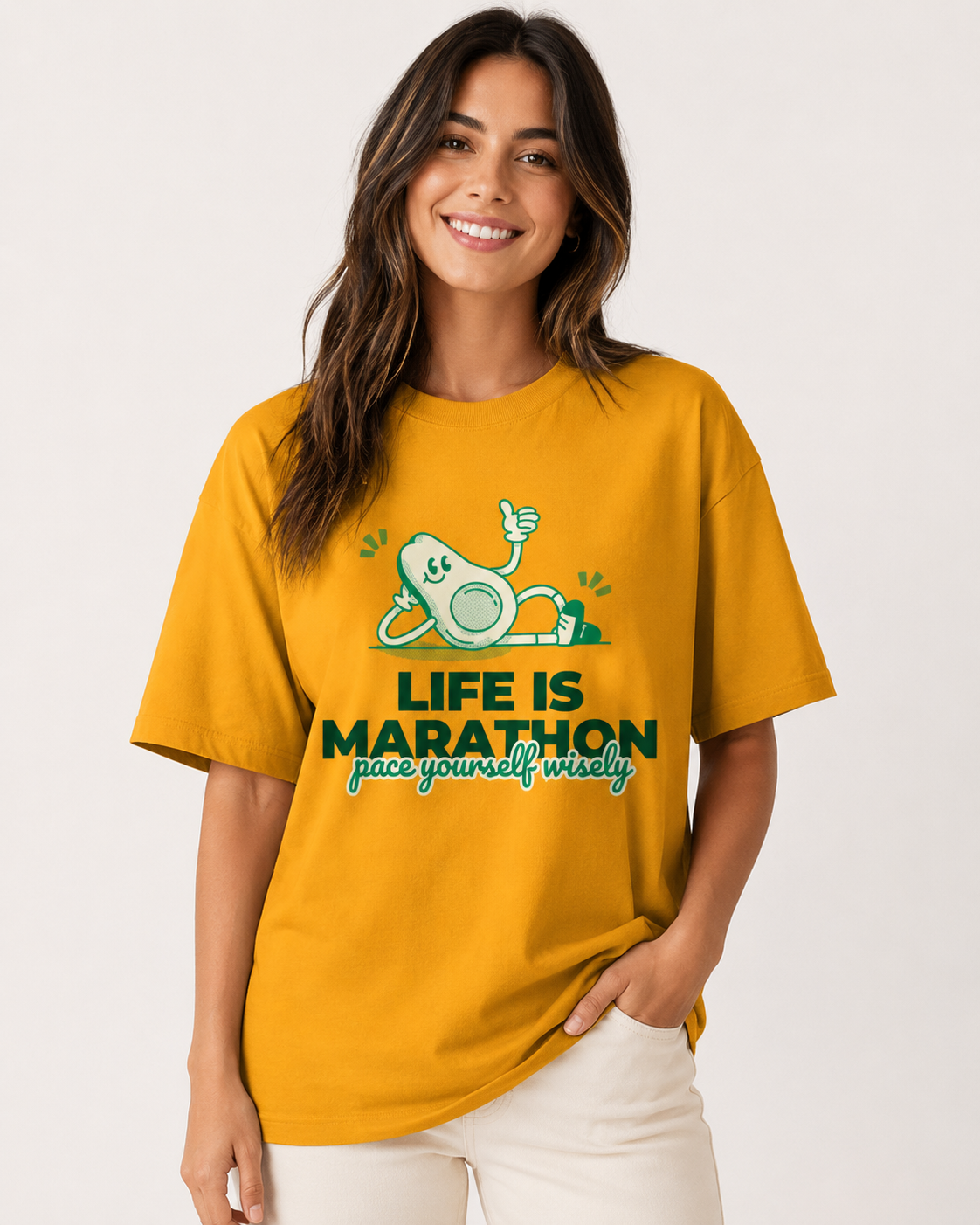 Marathon Pace Oversized Tee