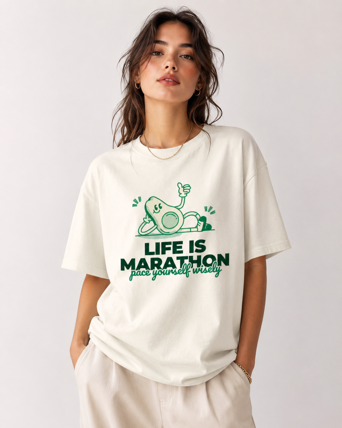 Marathon Pace Oversized Tee