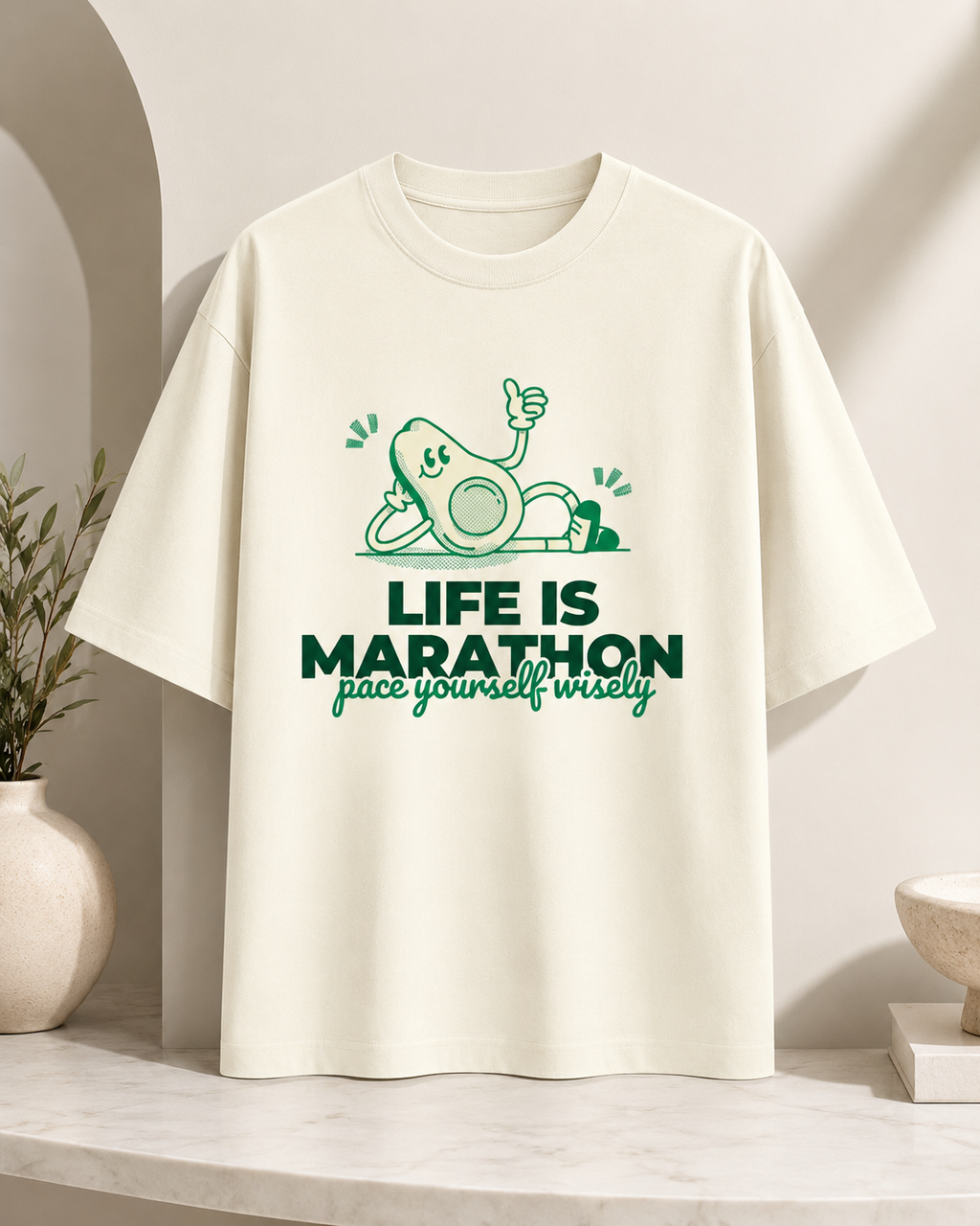 Marathon Pace Oversized Tee
