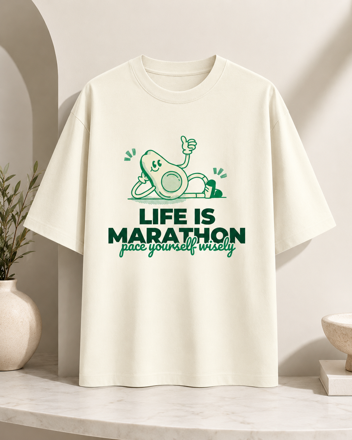 Marathon Pace Oversized Tee