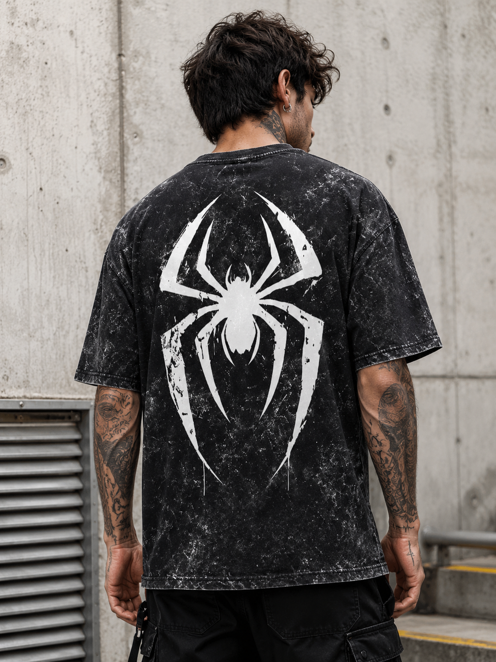 Unisex Midnight Web Oversized
