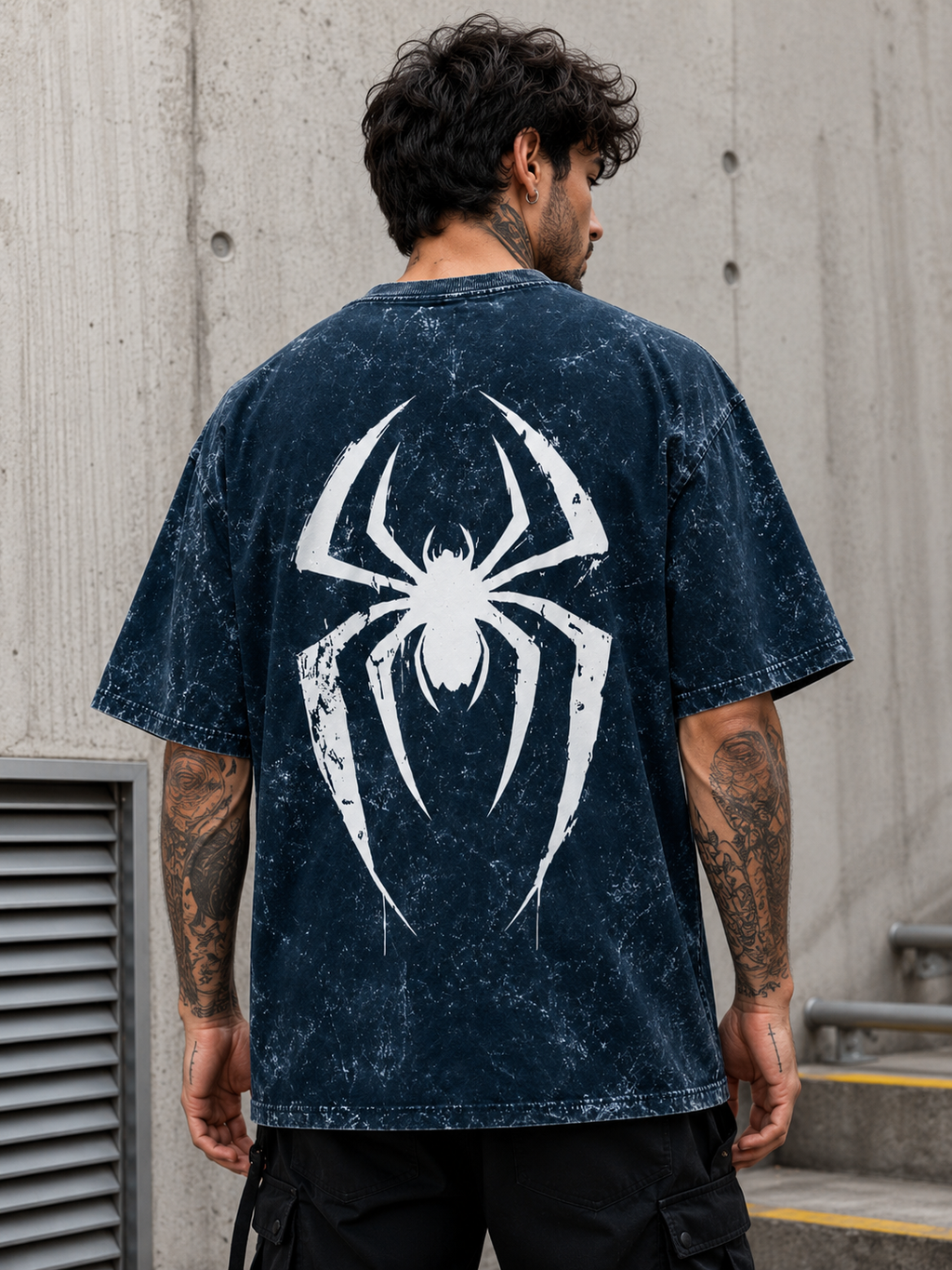 Unisex Midnight Web Oversized