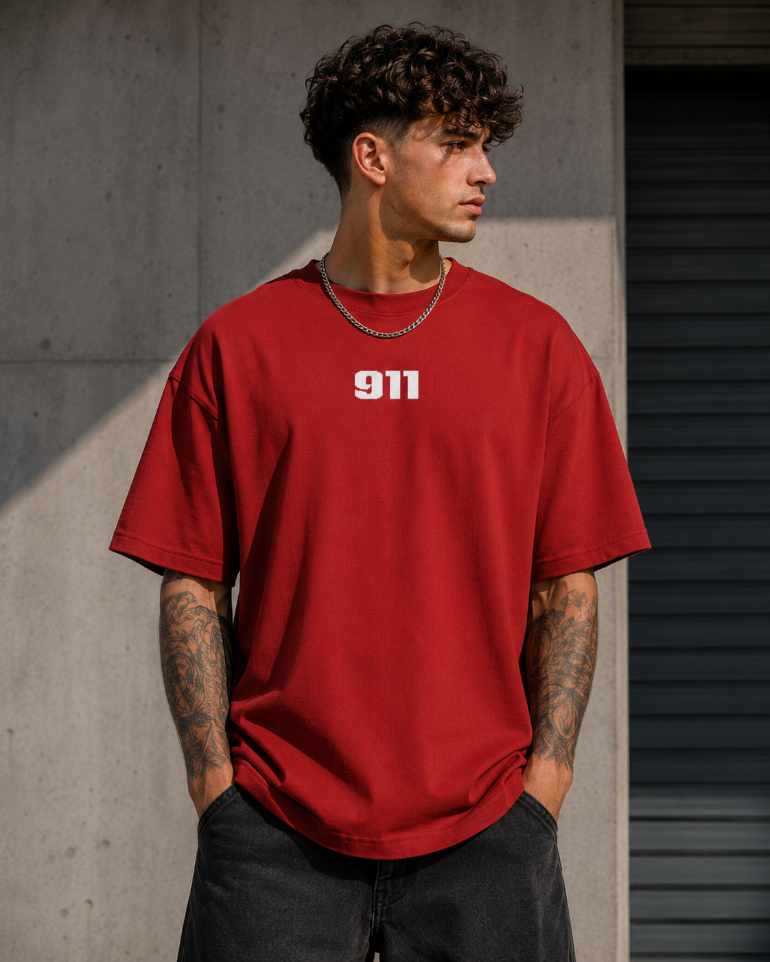 Redline 911 Oversized Tee