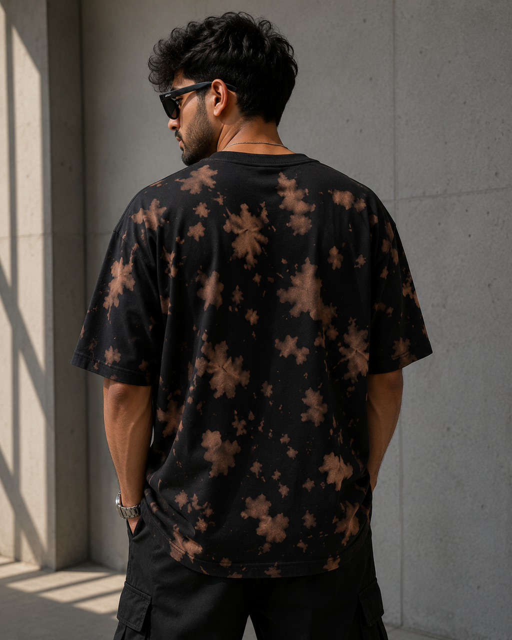 Elevate Club Signature Oversized Acid Wash Tee
