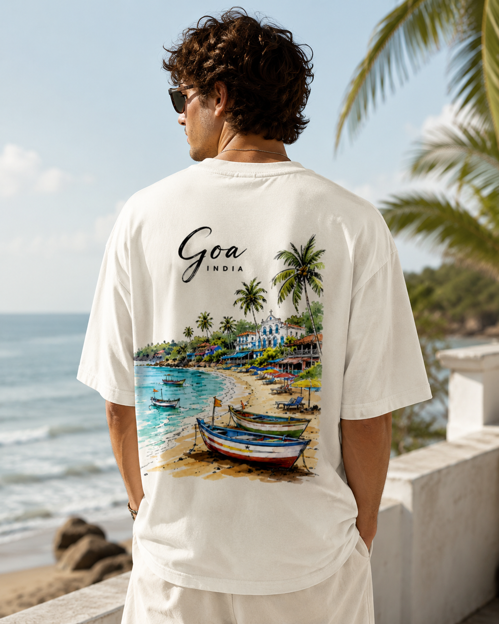 Unisex Goa Coastal Oversized Tee