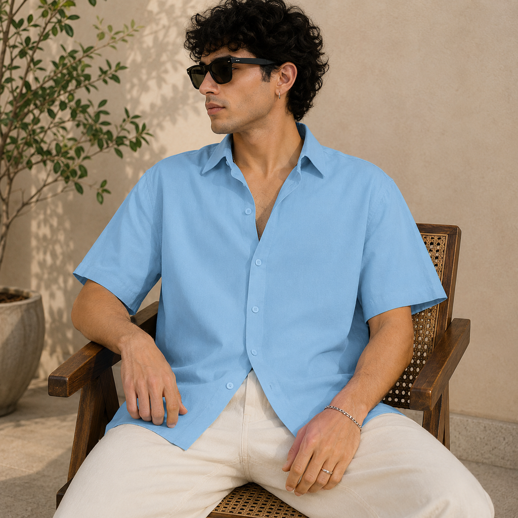 Sky Drift Oversized Shirt