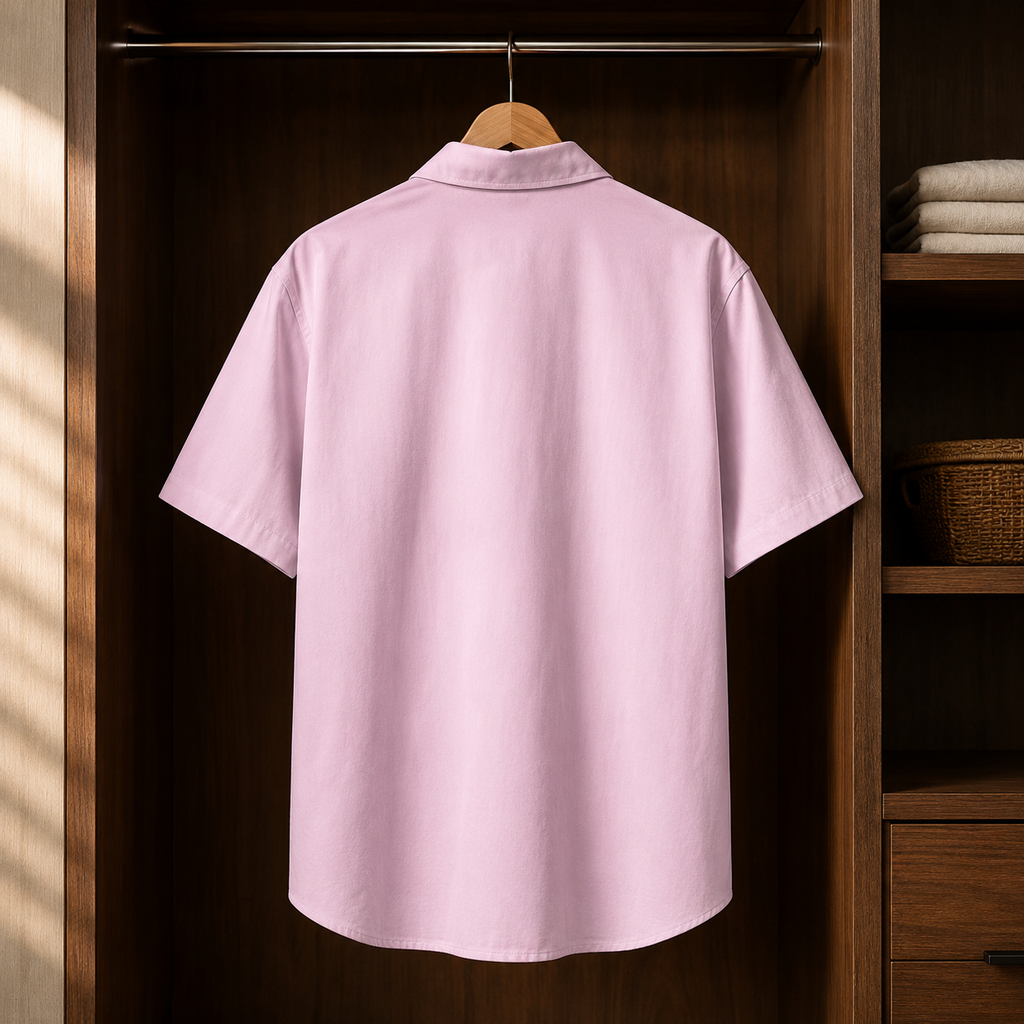 Blush Breeze Oversized Shirt