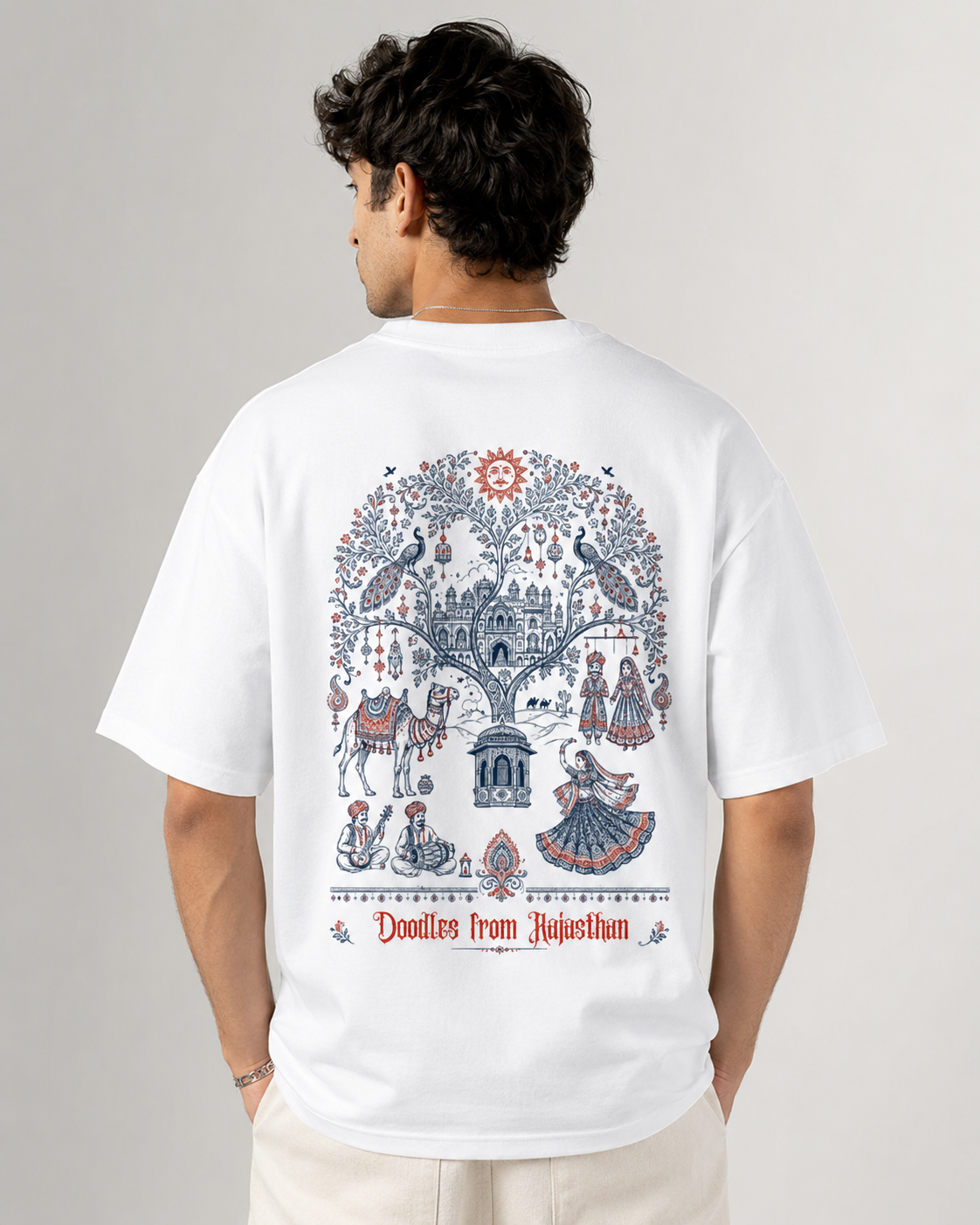 Oversized Royal Rajasthan Graphic Tee