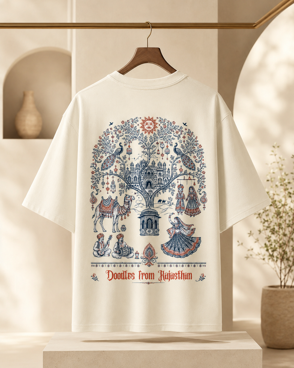 Oversized Royal Rajasthan Graphic Tee