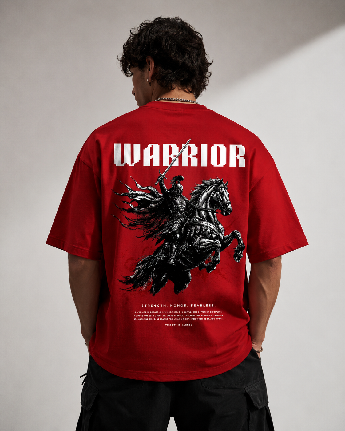 Warrior Spirit Oversized Tee