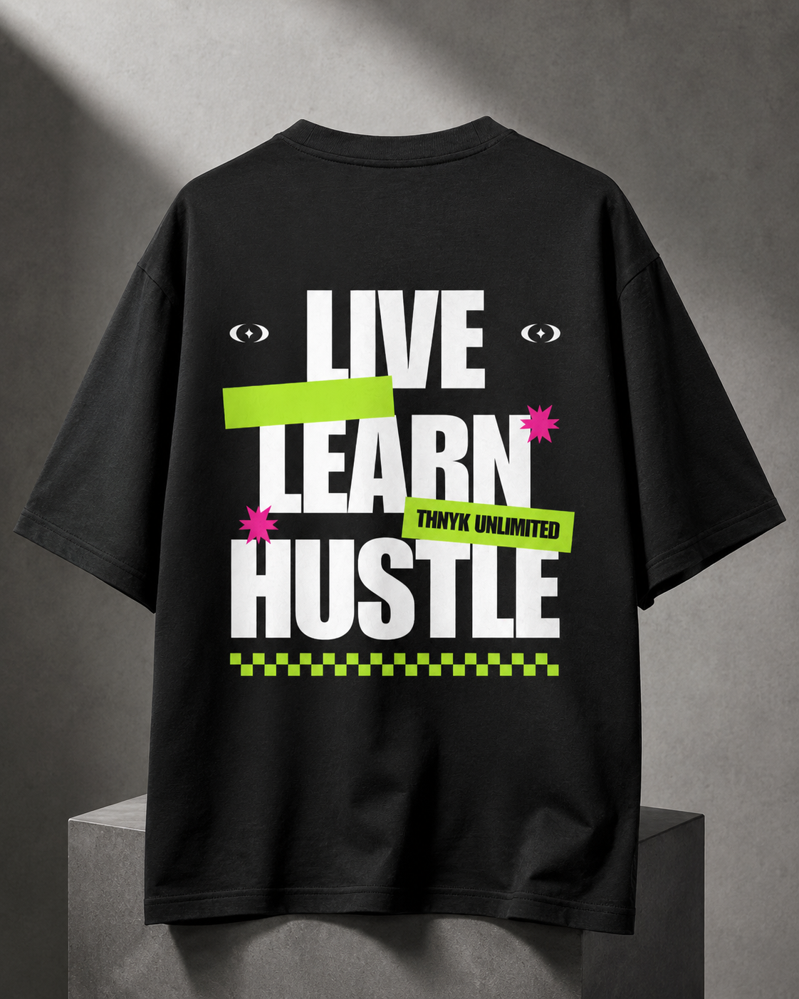 Hustle Mode Oversized Tee