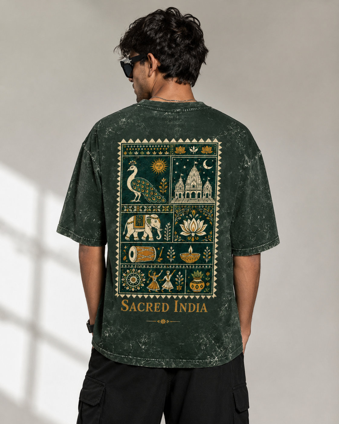 Heritage India Oversized Acid Tee
