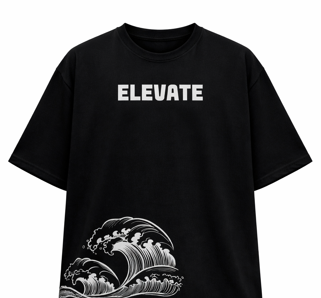 Elevate Wave Oversized Tee