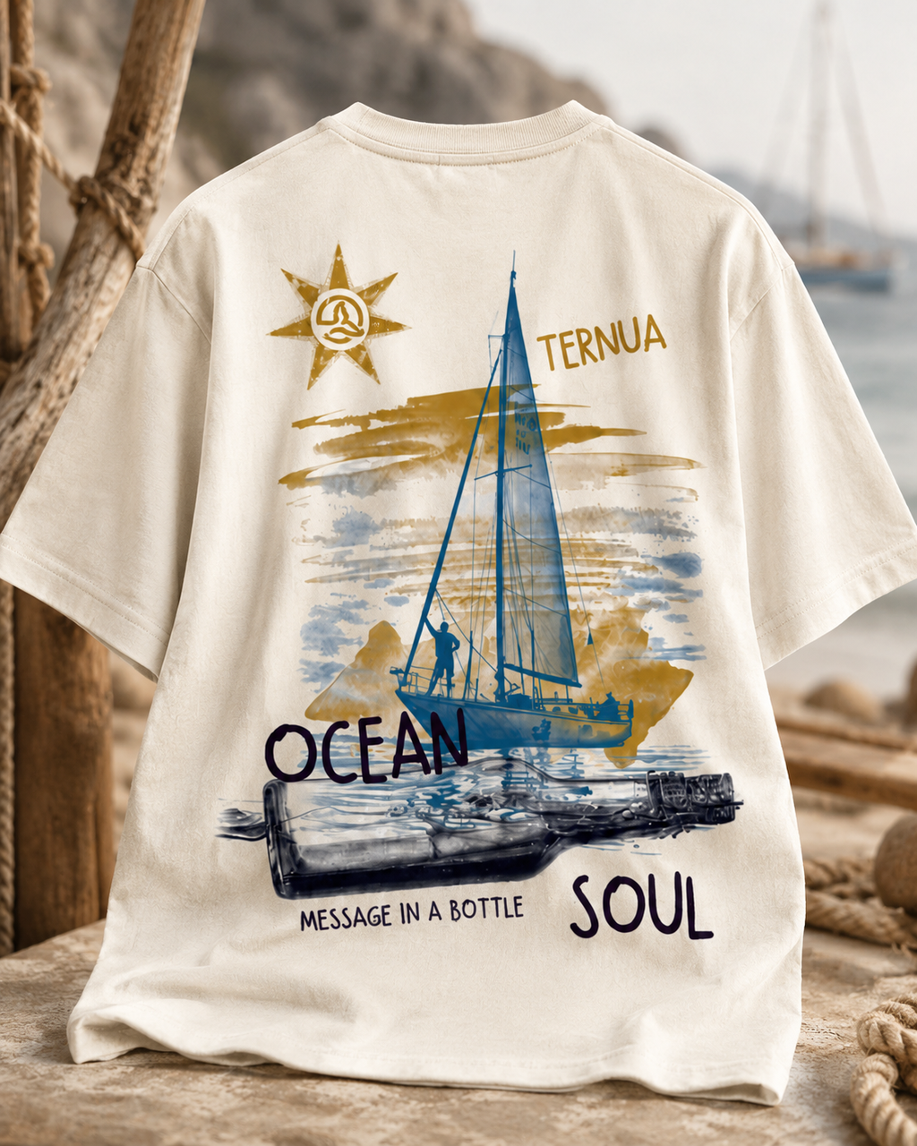 Unisex Ocean Soul Oversized Tee