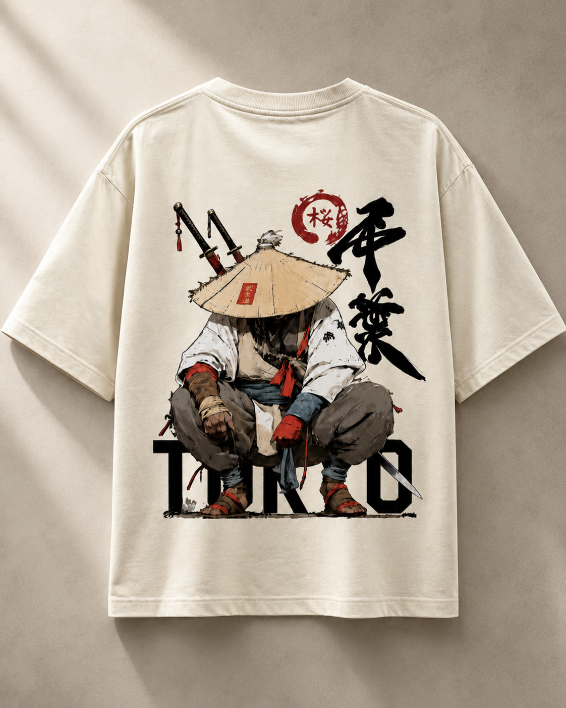 Unisex Oversized Shadow Samurai Tee