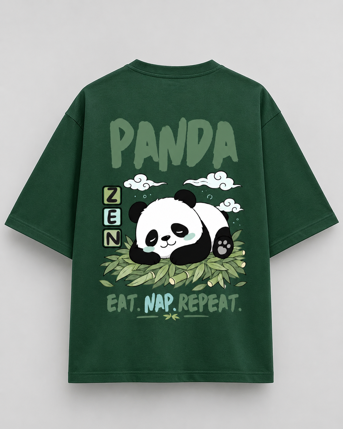 Panda Zen Oversized Tee